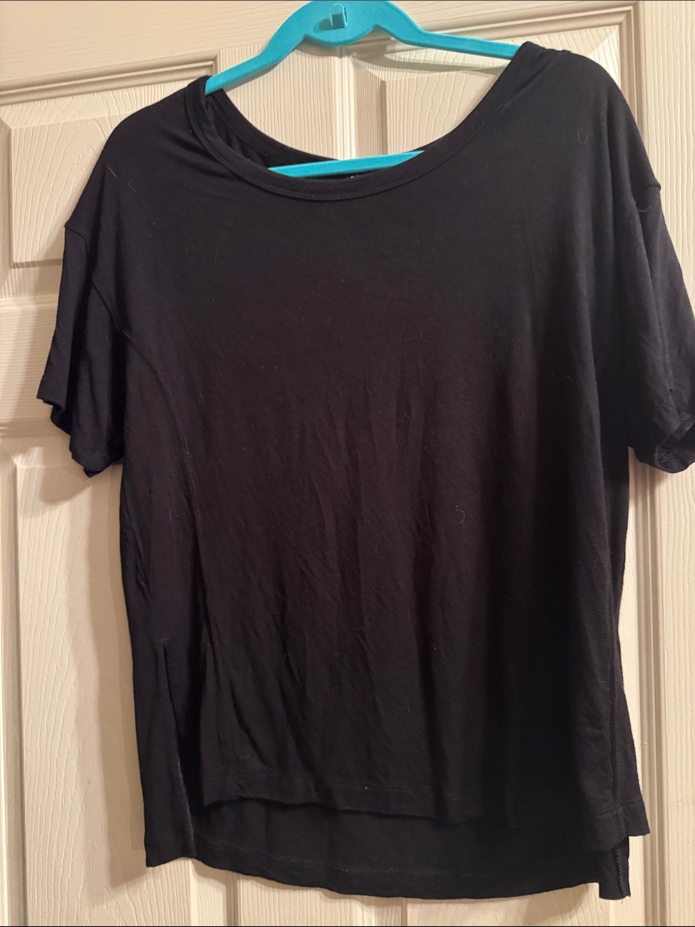 JoyLab Black Short Sleeve Scoop Neck Tee